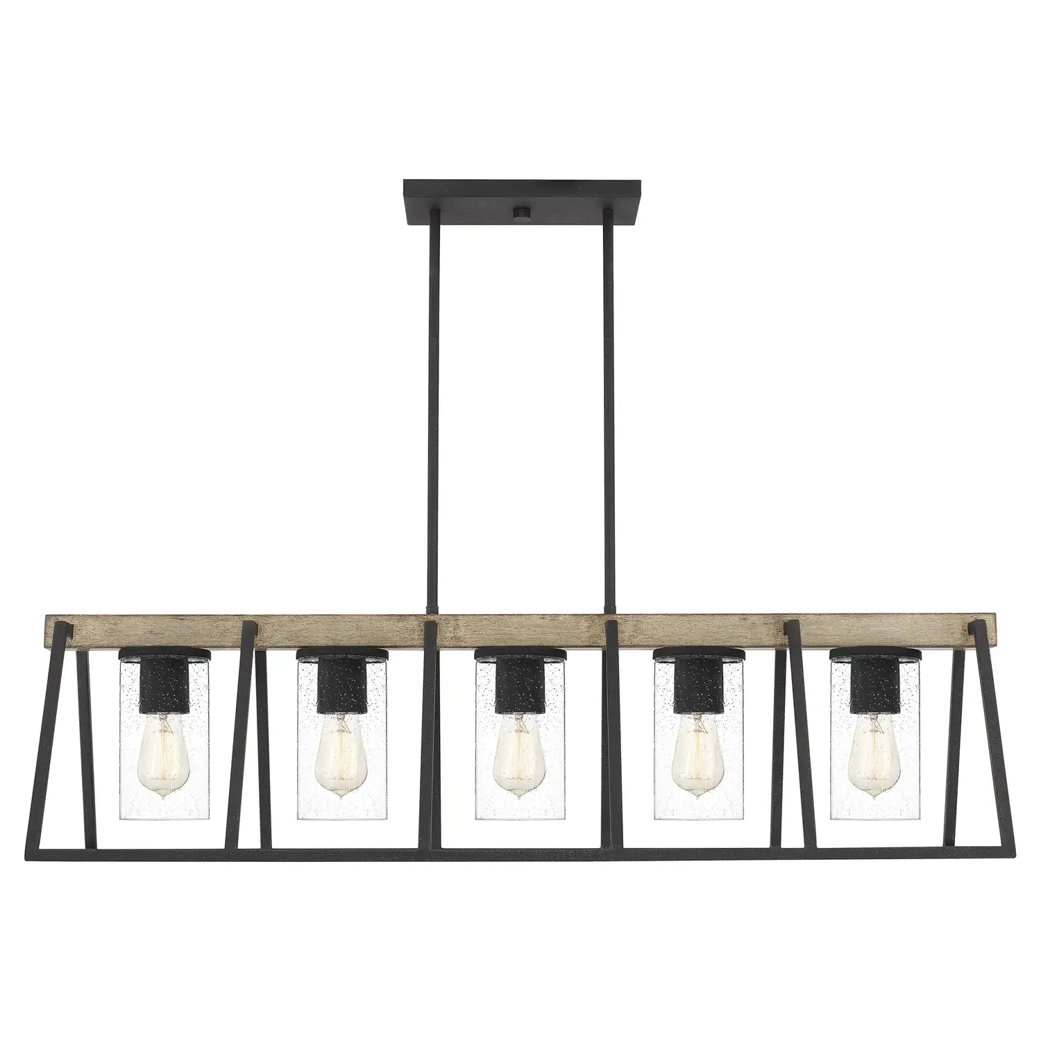 QUOIZEL, BROCKTON ISLAND CHANDELIER, LINEAR LIGHT