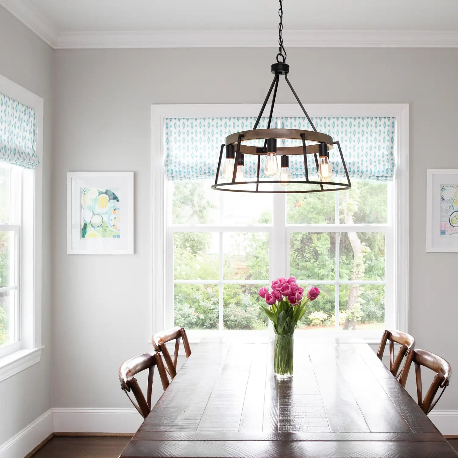QUOIZEL, BROCKTON CHANDELIER, CHANDELIER LIGHT