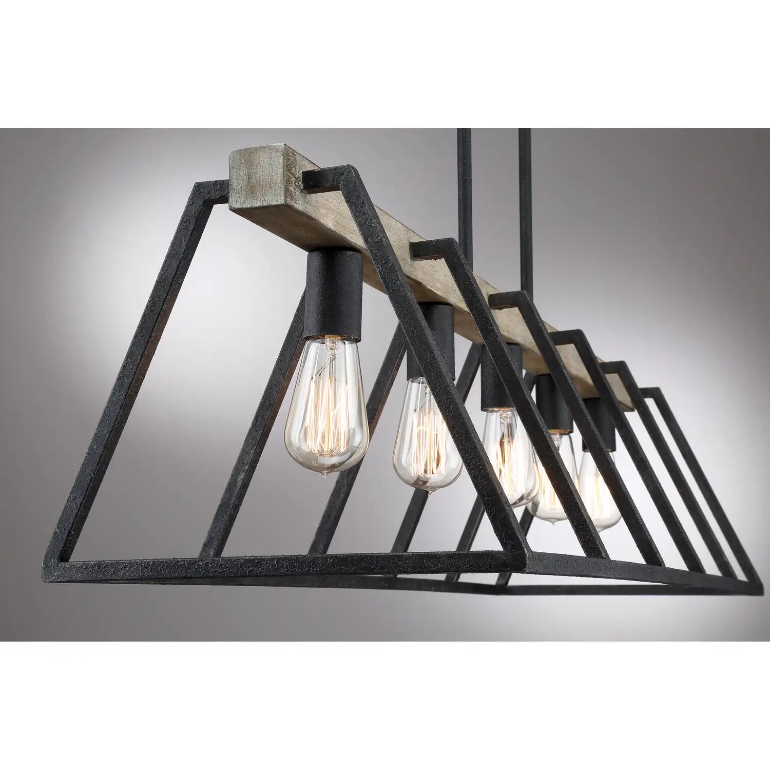 QUOIZEL, BROCKTON ISLAND CHANDELIER, LINEAR LIGHT