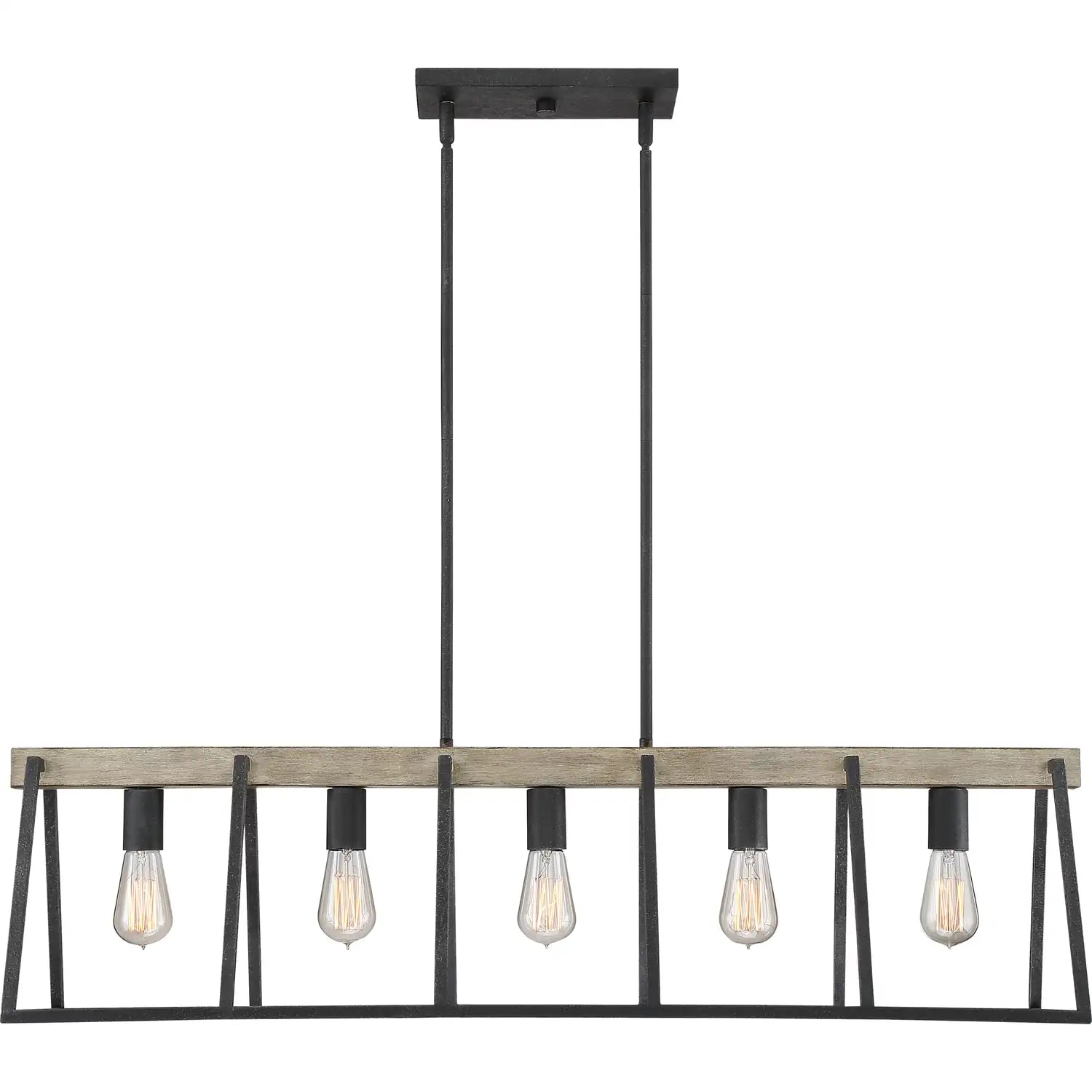 QUOIZEL, BROCKTON ISLAND CHANDELIER, LINEAR LIGHT