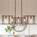 QUOIZEL, BROCKTON ISLAND CHANDELIER, LINEAR LIGHT