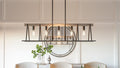 QUOIZEL, BROCKTON ISLAND CHANDELIER, LINEAR LIGHT