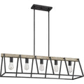 QUOIZEL, BROCKTON ISLAND CHANDELIER, LINEAR LIGHT
