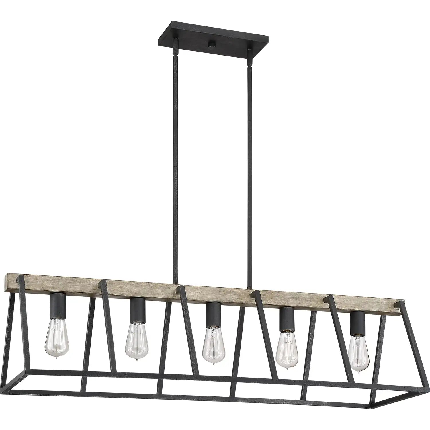 QUOIZEL, BROCKTON ISLAND CHANDELIER, LINEAR LIGHT