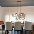 QUOIZEL, BROCKTON ISLAND CHANDELIER, LINEAR LIGHT
