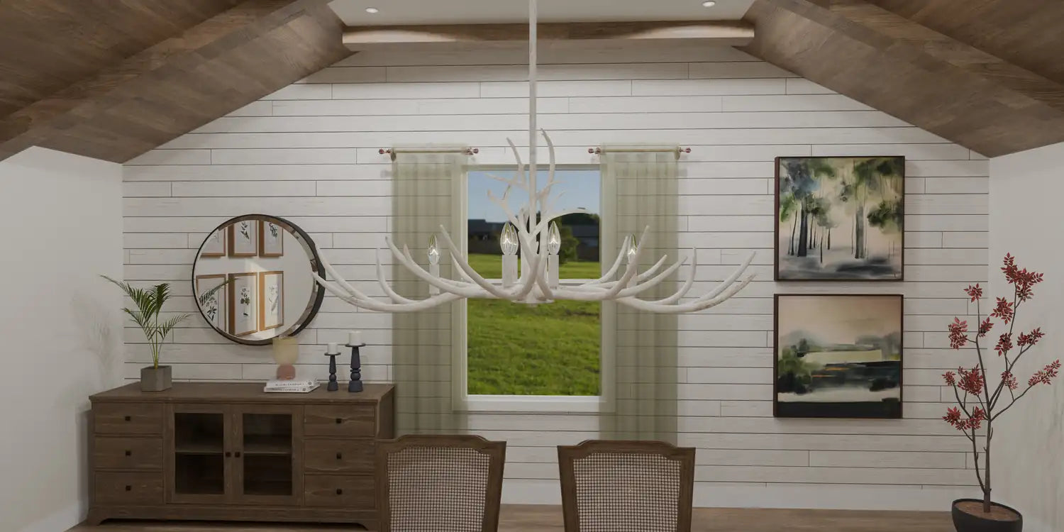 QUOIZEL, BROSH ISLAND CHANDELIER, LINEAR LIGHT