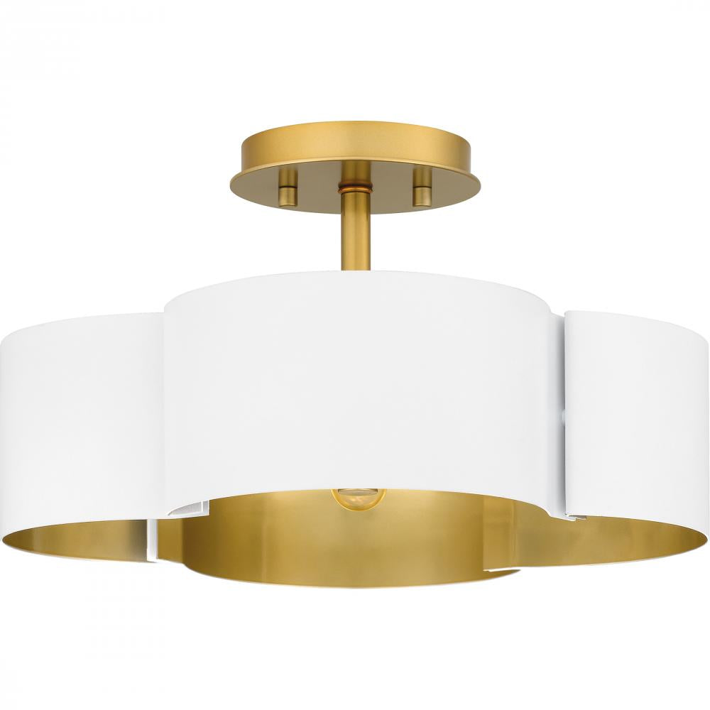QUOIZEL, BALSAM SEMI-FLUSH MOUNT, SEMI FLUSH MOUNT LIGHT