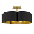QUOIZEL, BALSAM SEMI-FLUSH MOUNT, SEMI FLUSH MOUNT LIGHT