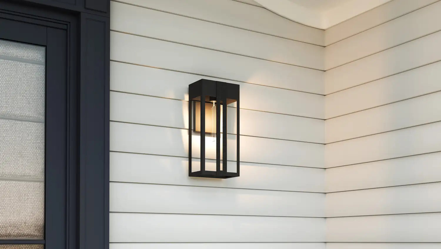 QUOIZEL, BOSWELL OUTDOOR LANTERN, OUTDOOR WALL LIGHTS