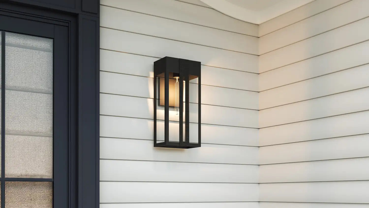 QUOIZEL, BOSWELL OUTDOOR LANTERN, OUTDOOR WALL LIGHTS