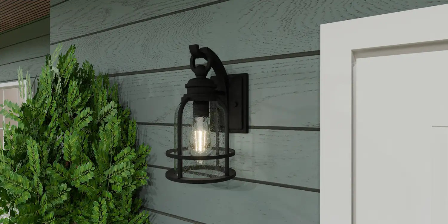 QUOIZEL, BOWLES OUTDOOR LANTERN, OUTDOOR CEILING LIGHTS
