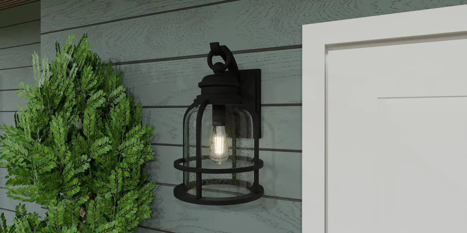 QUOIZEL, BOWLES OUTDOOR LANTERN, OUTDOOR CEILING LIGHTS