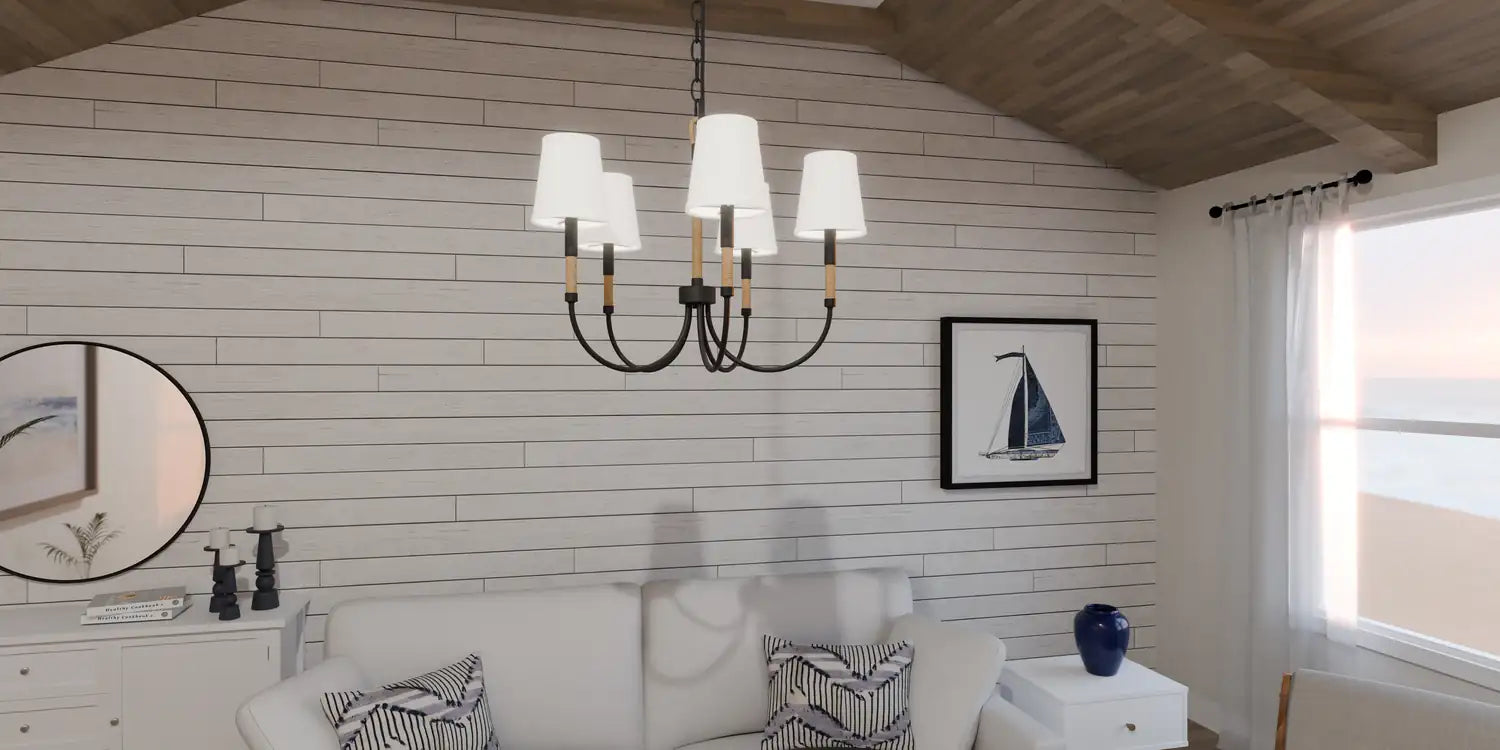 QUOIZEL, BAYSIDE CHANDELIER, CHANDELIER LIGHT