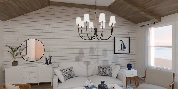 QUOIZEL, BAYSIDE CHANDELIER, CHANDELIER LIGHT