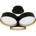 QUOIZEL, BYRNES SEMI-FLUSH MOUNT, SEMI FLUSH MOUNT LIGHT