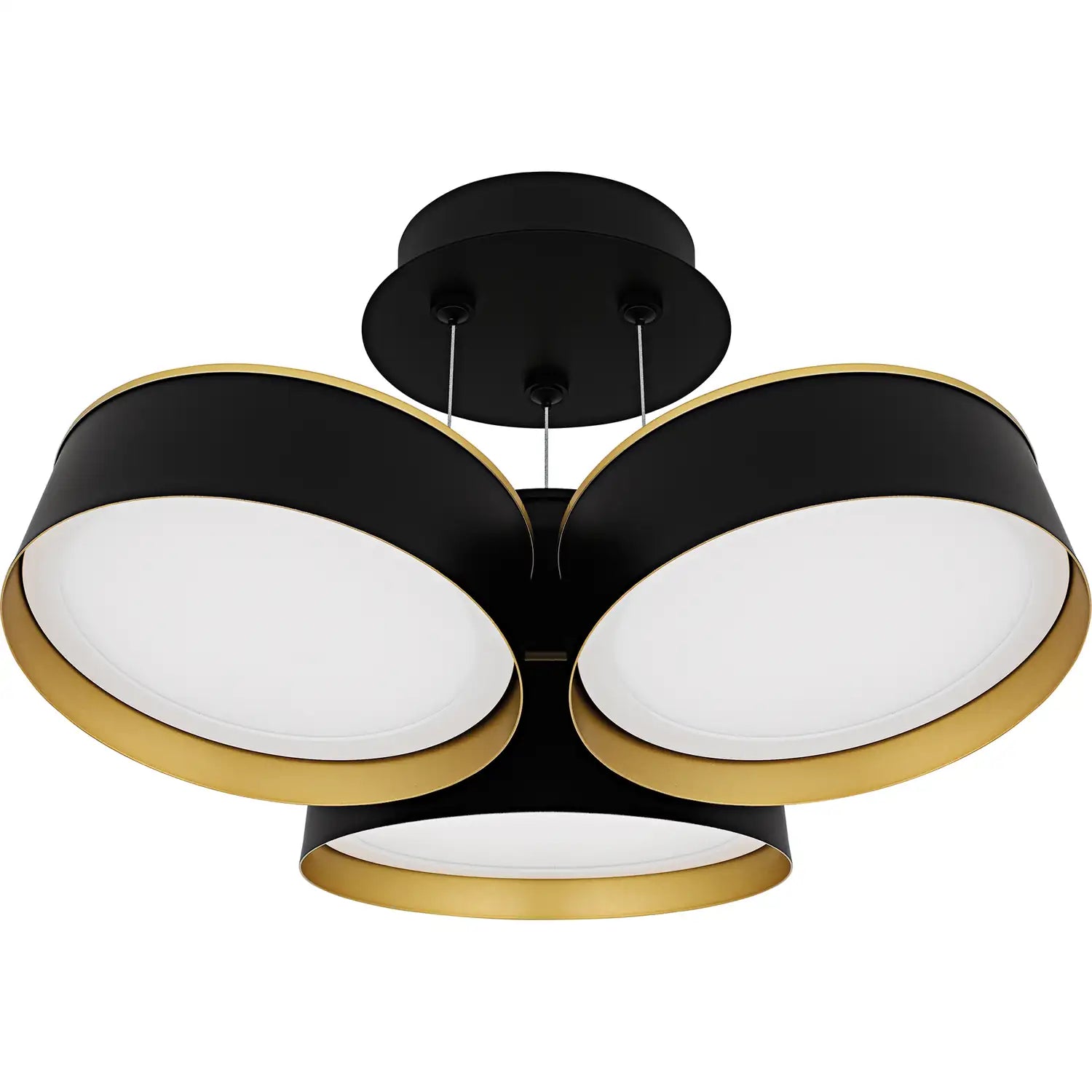 QUOIZEL, BYRNES SEMI-FLUSH MOUNT, SEMI FLUSH MOUNT LIGHT
