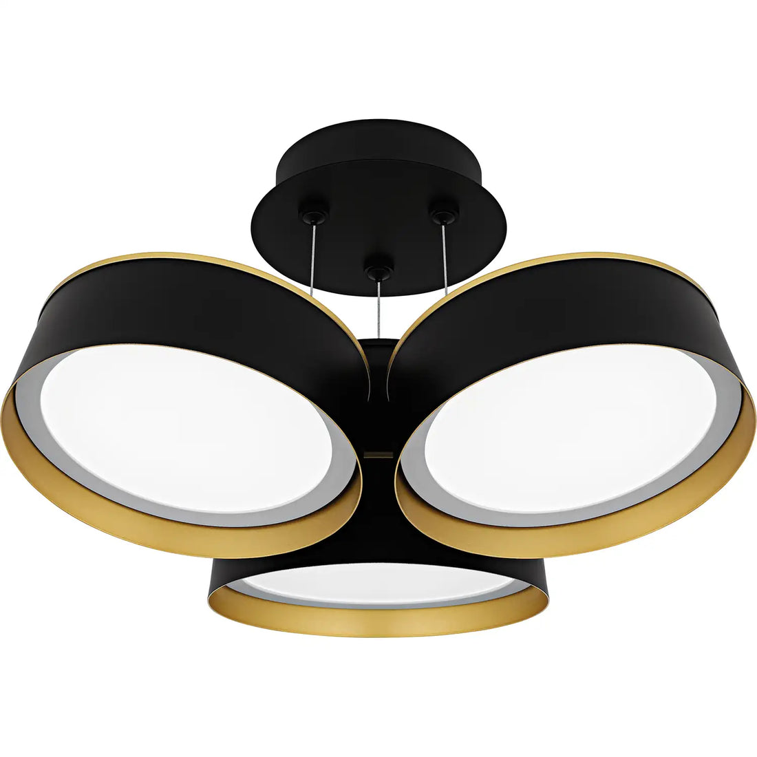 QUOIZEL, BYRNES SEMI-FLUSH MOUNT, SEMI FLUSH MOUNT LIGHT