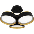 QUOIZEL, BYRNES SEMI-FLUSH MOUNT, SEMI FLUSH MOUNT LIGHT