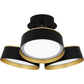 QUOIZEL, BYRNES SEMI-FLUSH MOUNT, SEMI FLUSH MOUNT LIGHT