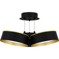 QUOIZEL, BYRNES SEMI-FLUSH MOUNT, SEMI FLUSH MOUNT LIGHT