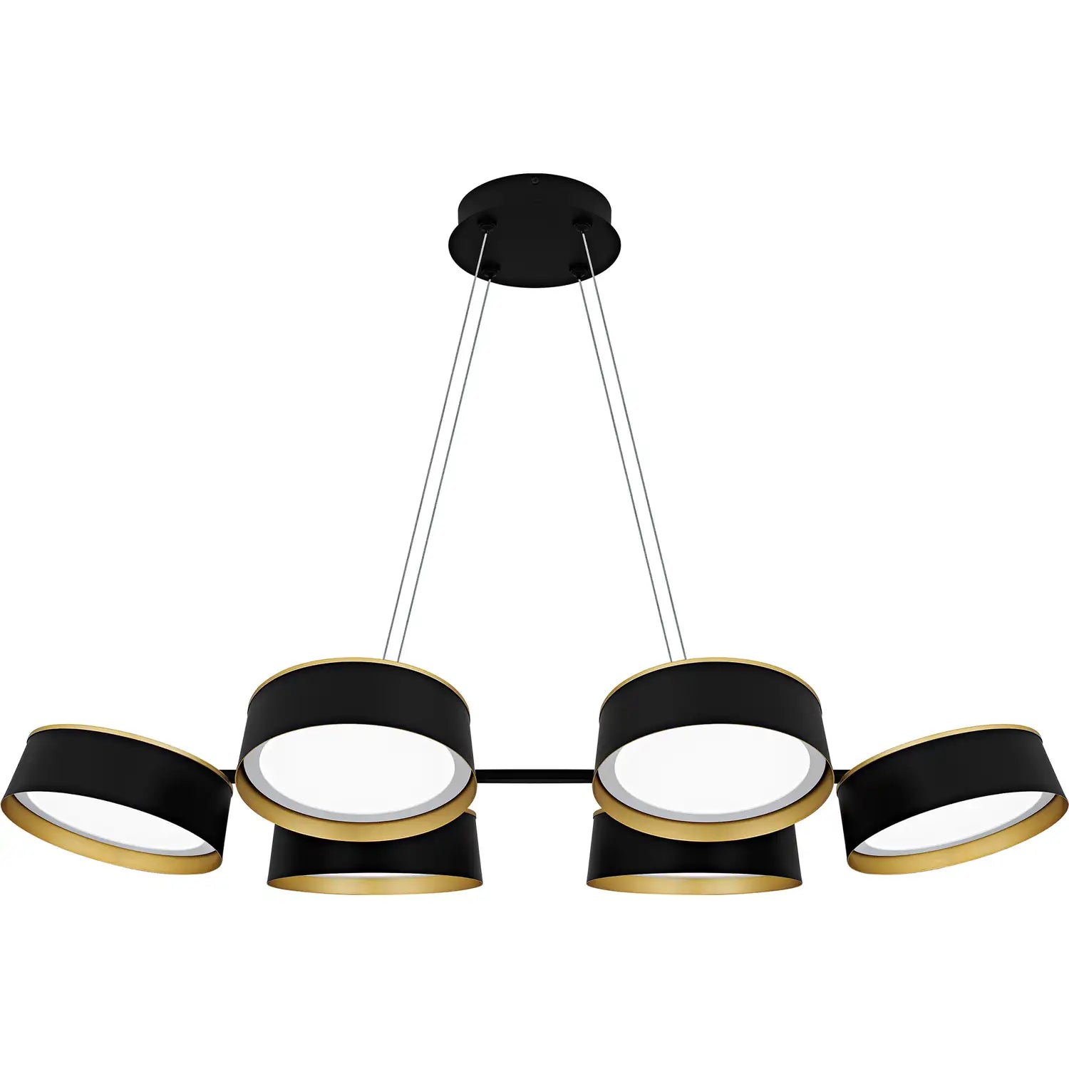 QUOIZEL, BYRNES ISLAND CHANDELIER, LINEAR LIGHT
