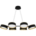 QUOIZEL, BYRNES ISLAND CHANDELIER, LINEAR LIGHT