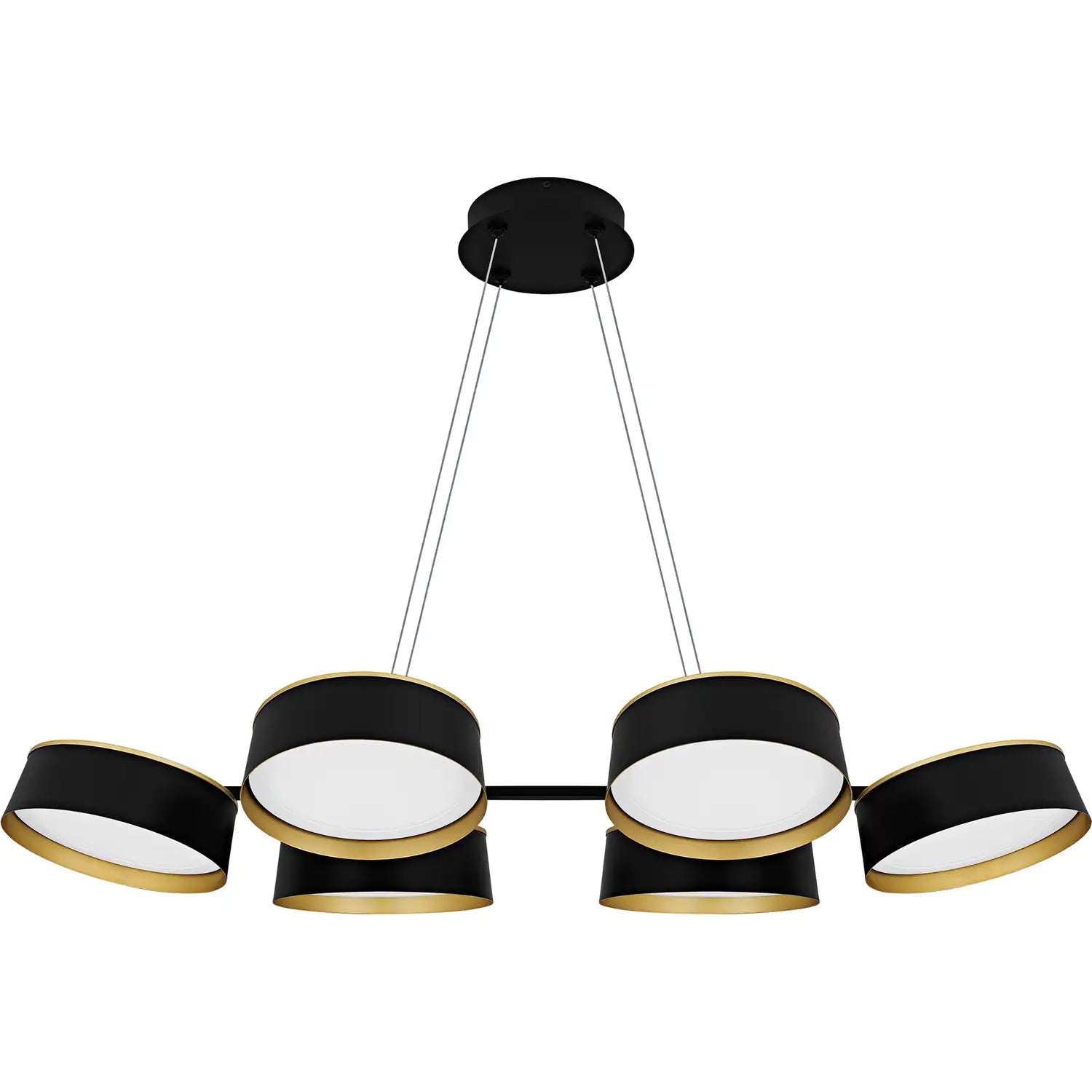 QUOIZEL, BYRNES ISLAND CHANDELIER, LINEAR LIGHT