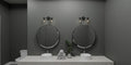 QUOIZEL, CAPUTO BATH LIGHT, BATH VANITY LIGHT