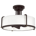 QUOIZEL, CALVARY FANDELIER, SEMI FLUSH MOUNT LIGHT