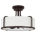 QUOIZEL, CALVARY FANDELIER, SEMI FLUSH MOUNT LIGHT
