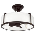 QUOIZEL, CALVARY FANDELIER, SEMI FLUSH MOUNT LIGHT