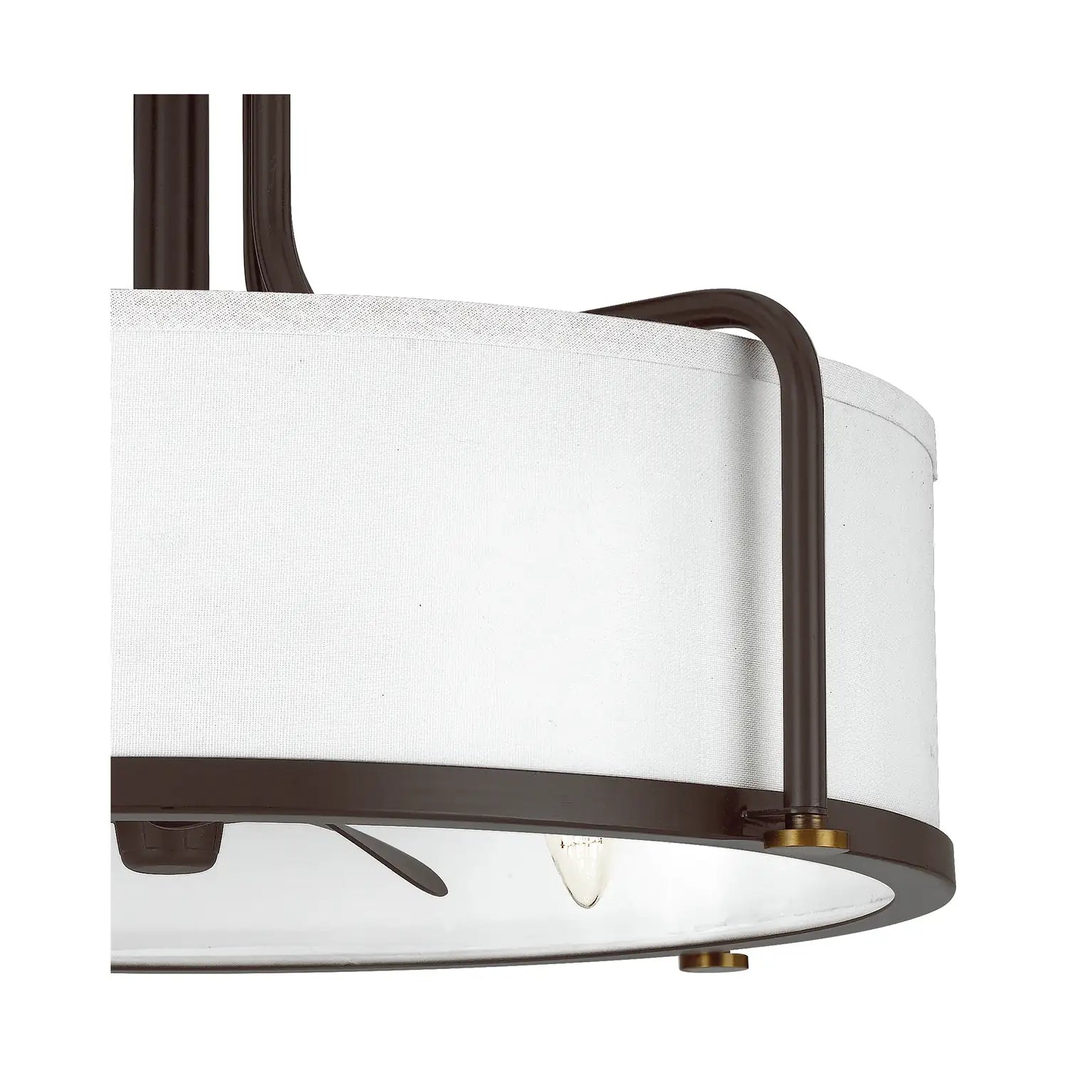 QUOIZEL, CALVARY FANDELIER, SEMI FLUSH MOUNT LIGHT