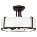 QUOIZEL, CALVARY FANDELIER, SEMI FLUSH MOUNT LIGHT