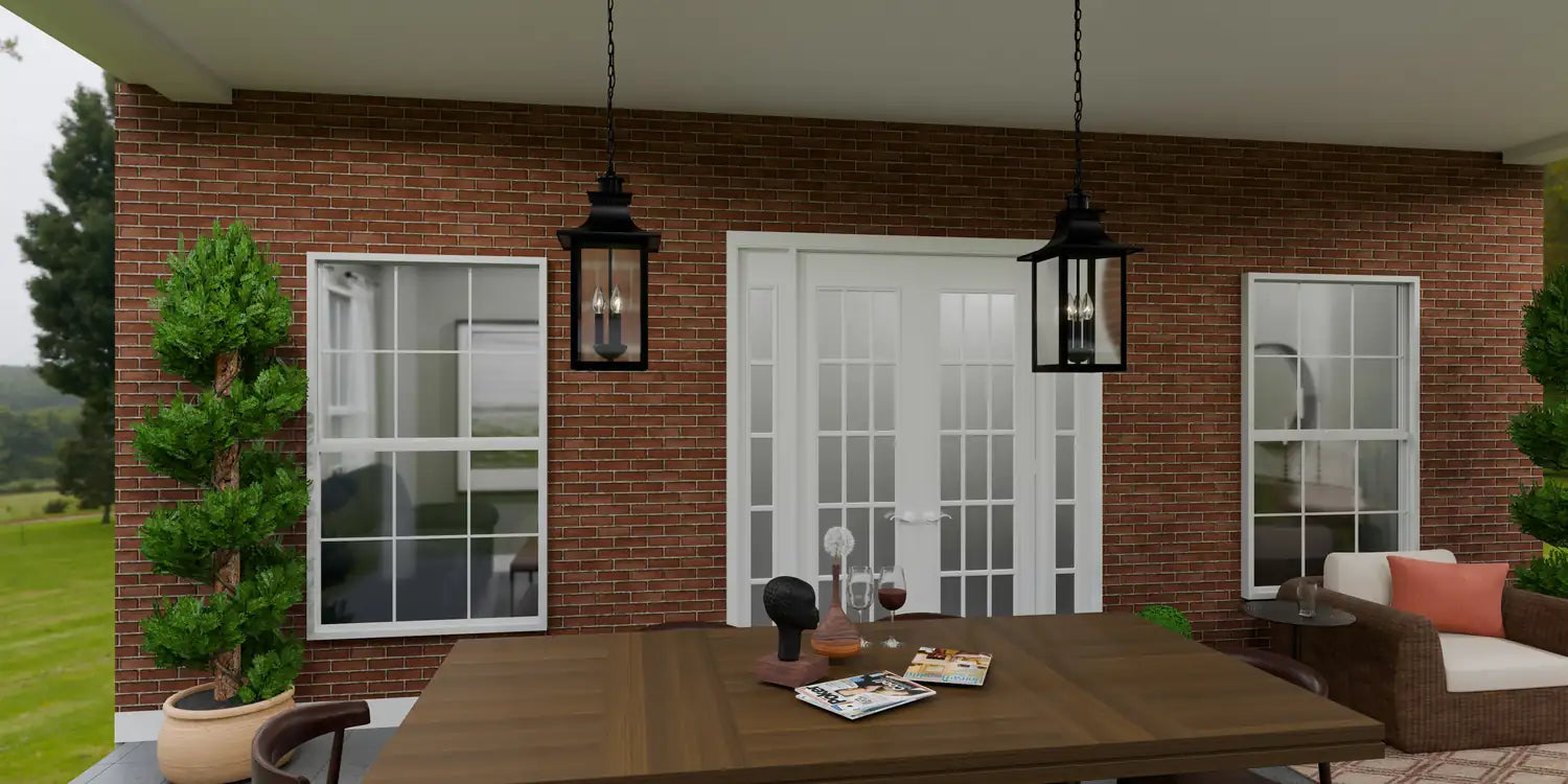 QUOIZEL, CHANCELLOR OUTDOOR LANTERN, OUTDOOR CEILING LIGHTS