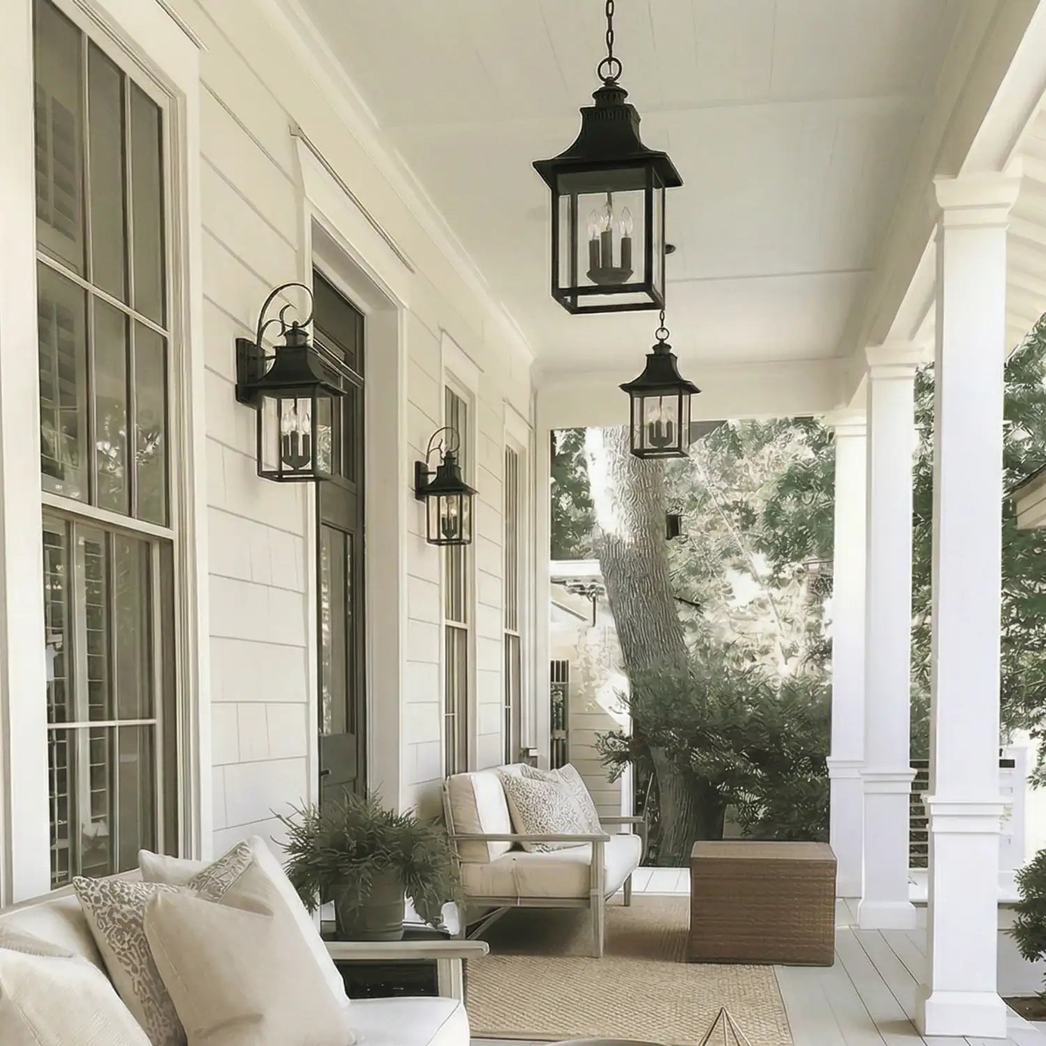 QUOIZEL, CHANCELLOR OUTDOOR LANTERN, OUTDOOR CEILING LIGHTS