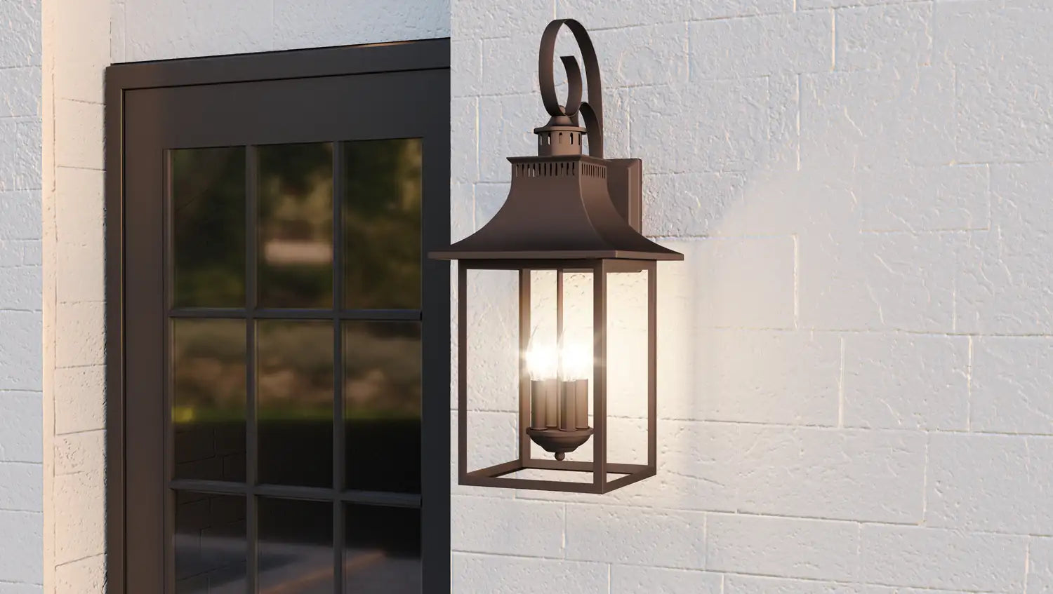 QUOIZEL, CHANCELLOR OUTDOOR LANTERN, OUTDOOR CEILING LIGHTS