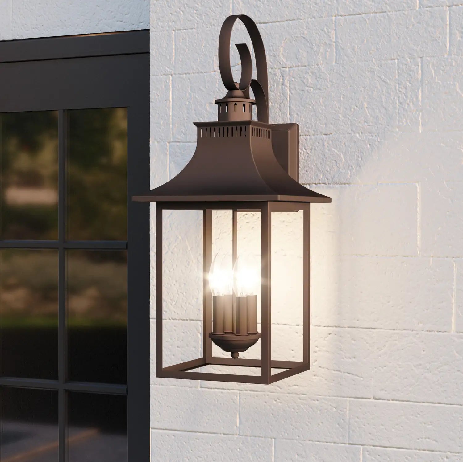 QUOIZEL, CHANCELLOR OUTDOOR LANTERN, OUTDOOR CEILING LIGHTS