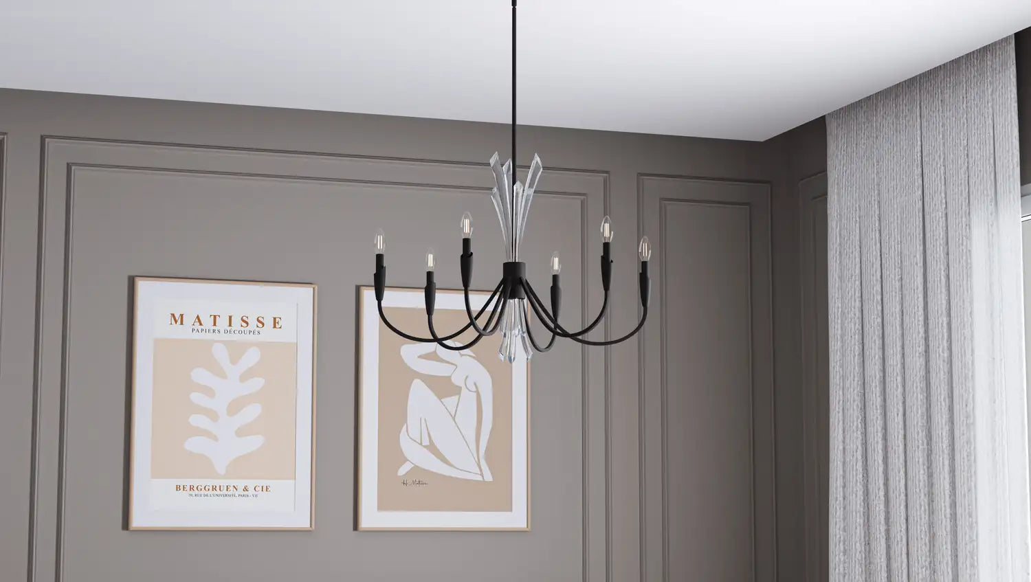 QUOIZEL, CECILY CHANDELIER, CHANDELIER LIGHT