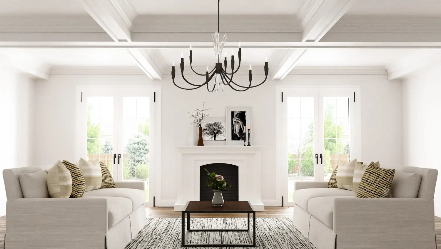 QUOIZEL, CECILY CHANDELIER, CHANDELIER LIGHT
