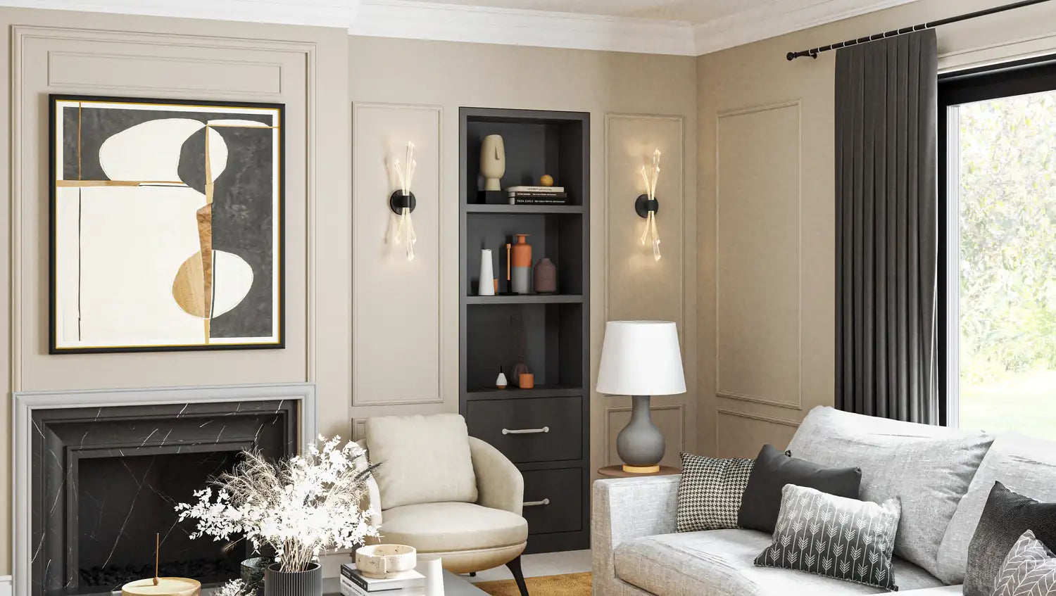 QUOIZEL, CECILY WALL SCONCE, WALL SCONCES