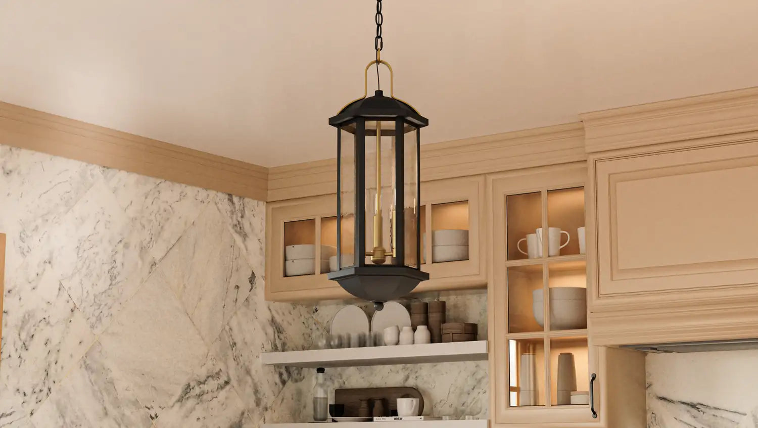 QUOIZEL, CRESTFIELD PENDANT, PENDANT LIGHT