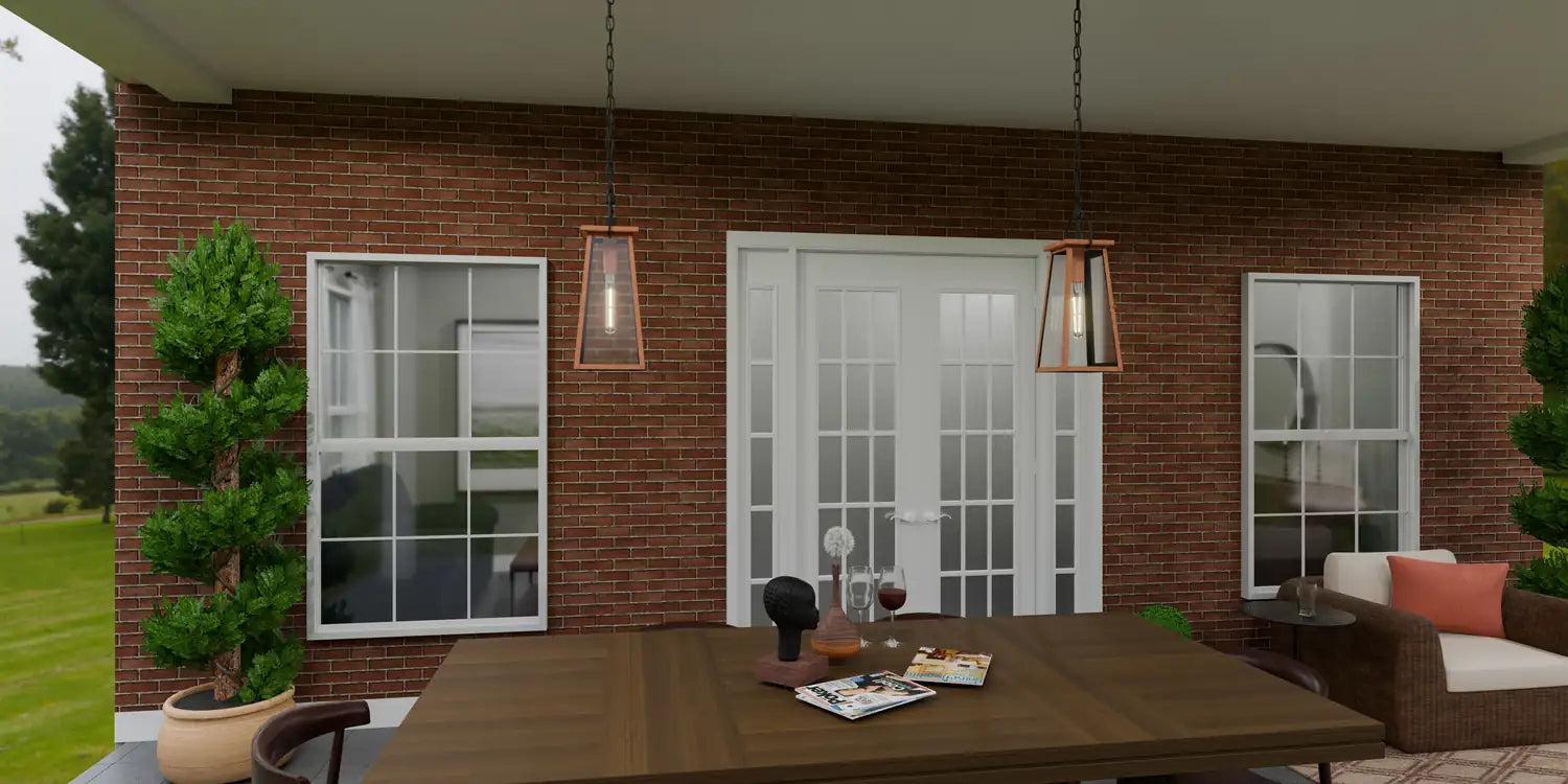 QUOIZEL, CAROLINA OUTDOOR LANTERN, OUTDOOR CEILING LIGHTS