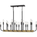 QUOIZEL, CODA ISLAND CHANDELIER, LINEAR LIGHT