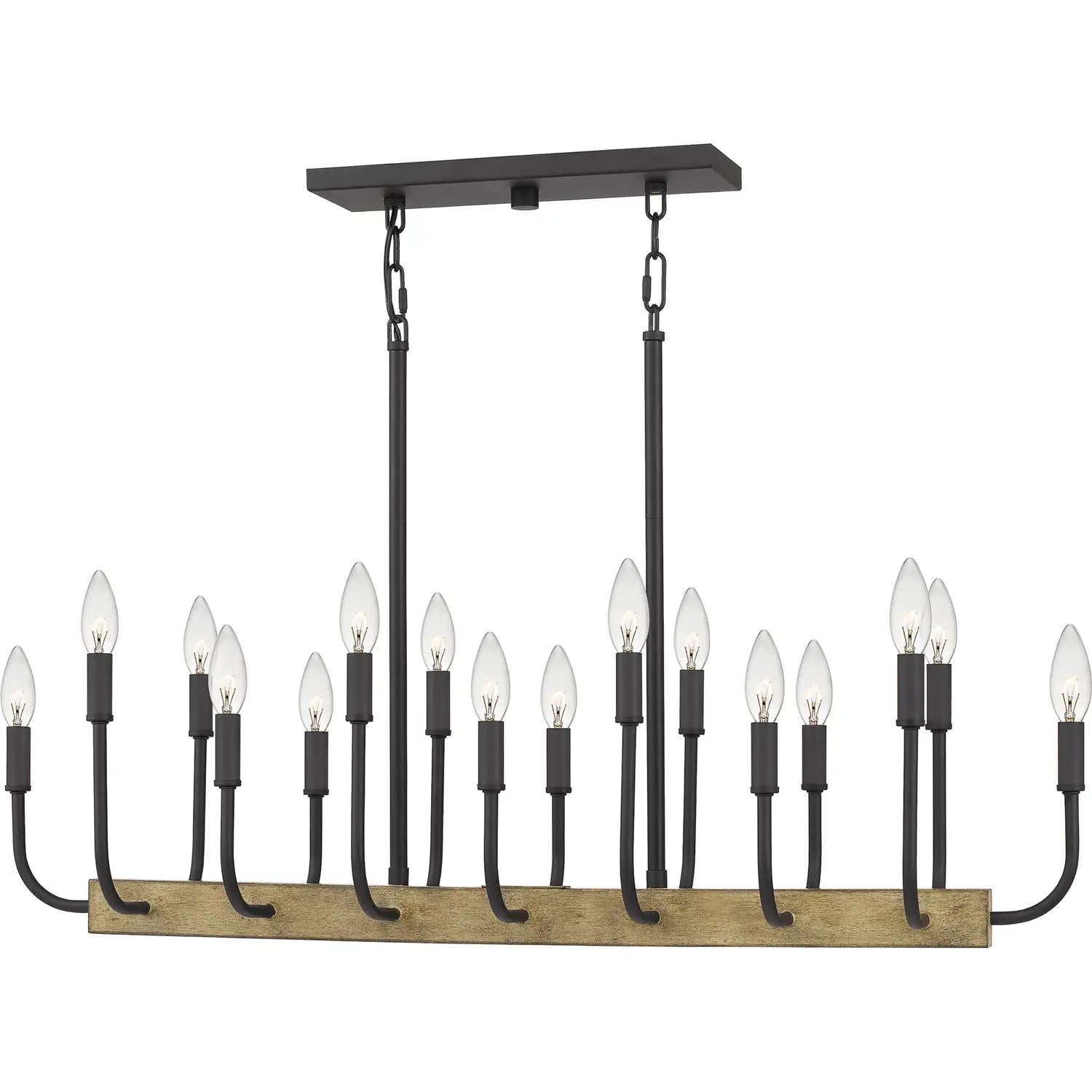 QUOIZEL, CODA ISLAND CHANDELIER, LINEAR LIGHT