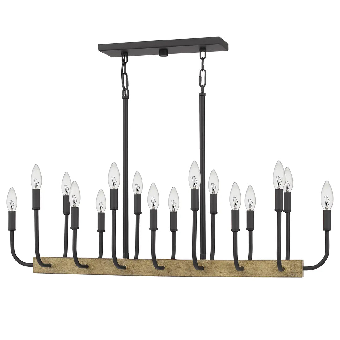 QUOIZEL, CODA ISLAND CHANDELIER, LINEAR LIGHT