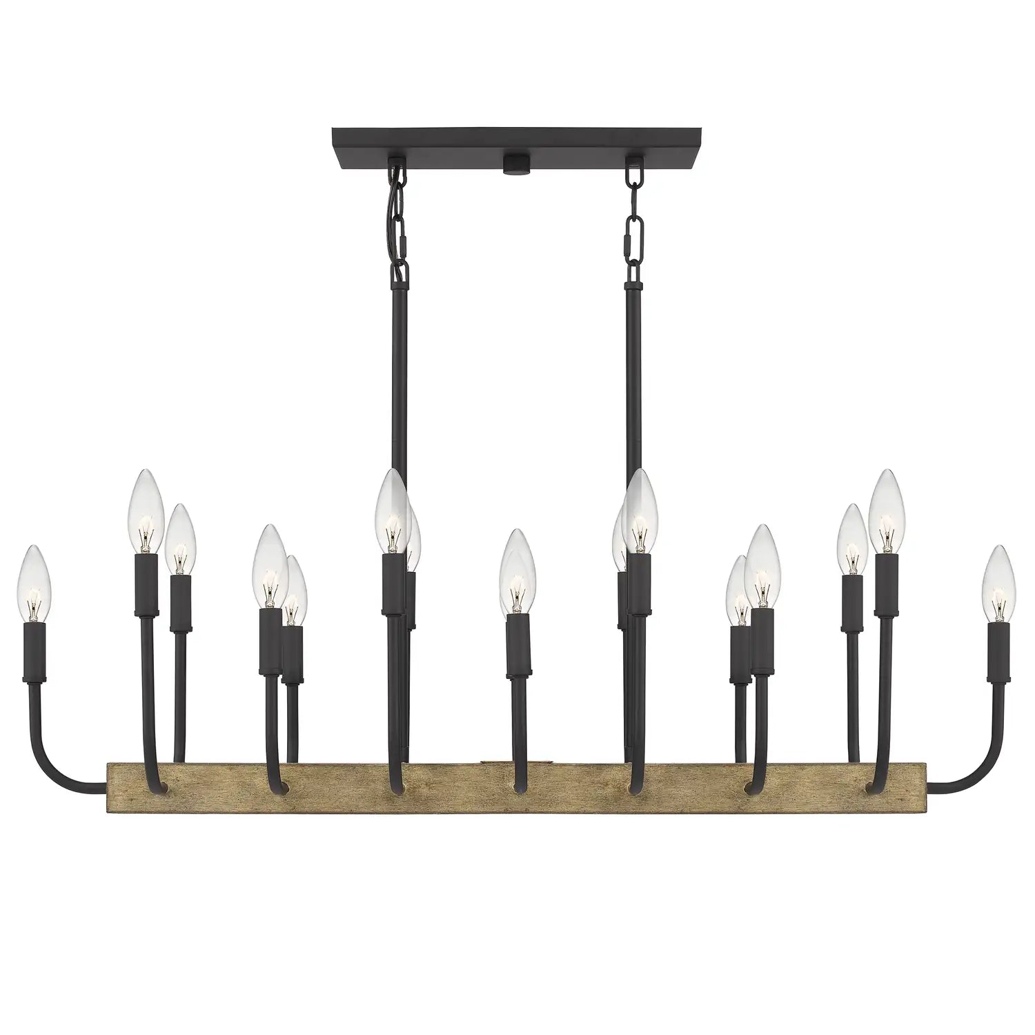 QUOIZEL, CODA ISLAND CHANDELIER, LINEAR LIGHT