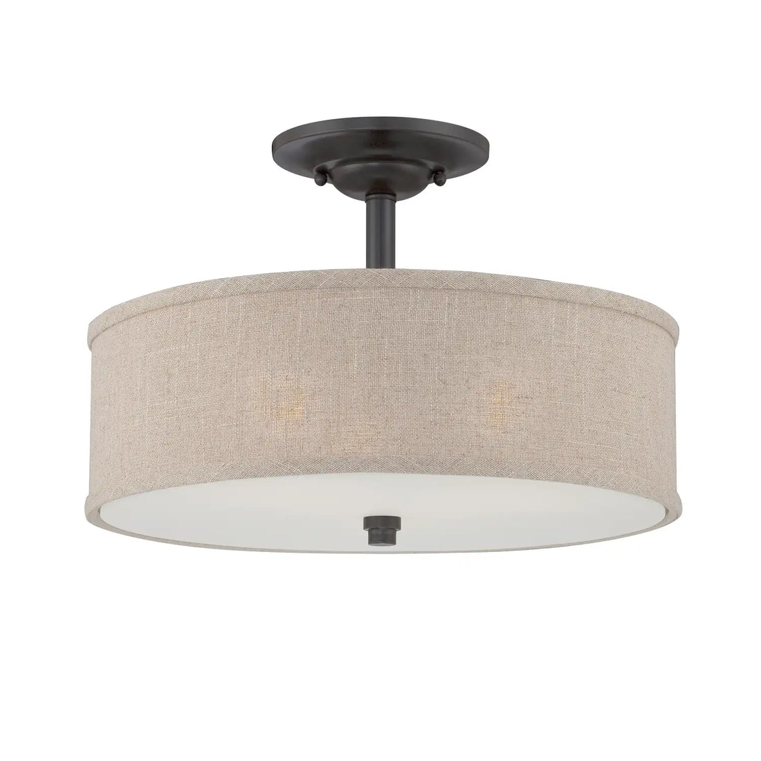 QUOIZEL, CLOVERDALE SEMI-FLUSH MOUNT, SEMI FLUSH MOUNT LIGHT
