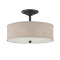 QUOIZEL, CLOVERDALE SEMI-FLUSH MOUNT, SEMI FLUSH MOUNT LIGHT