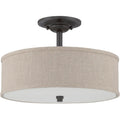 QUOIZEL, CLOVERDALE SEMI-FLUSH MOUNT, SEMI FLUSH MOUNT LIGHT