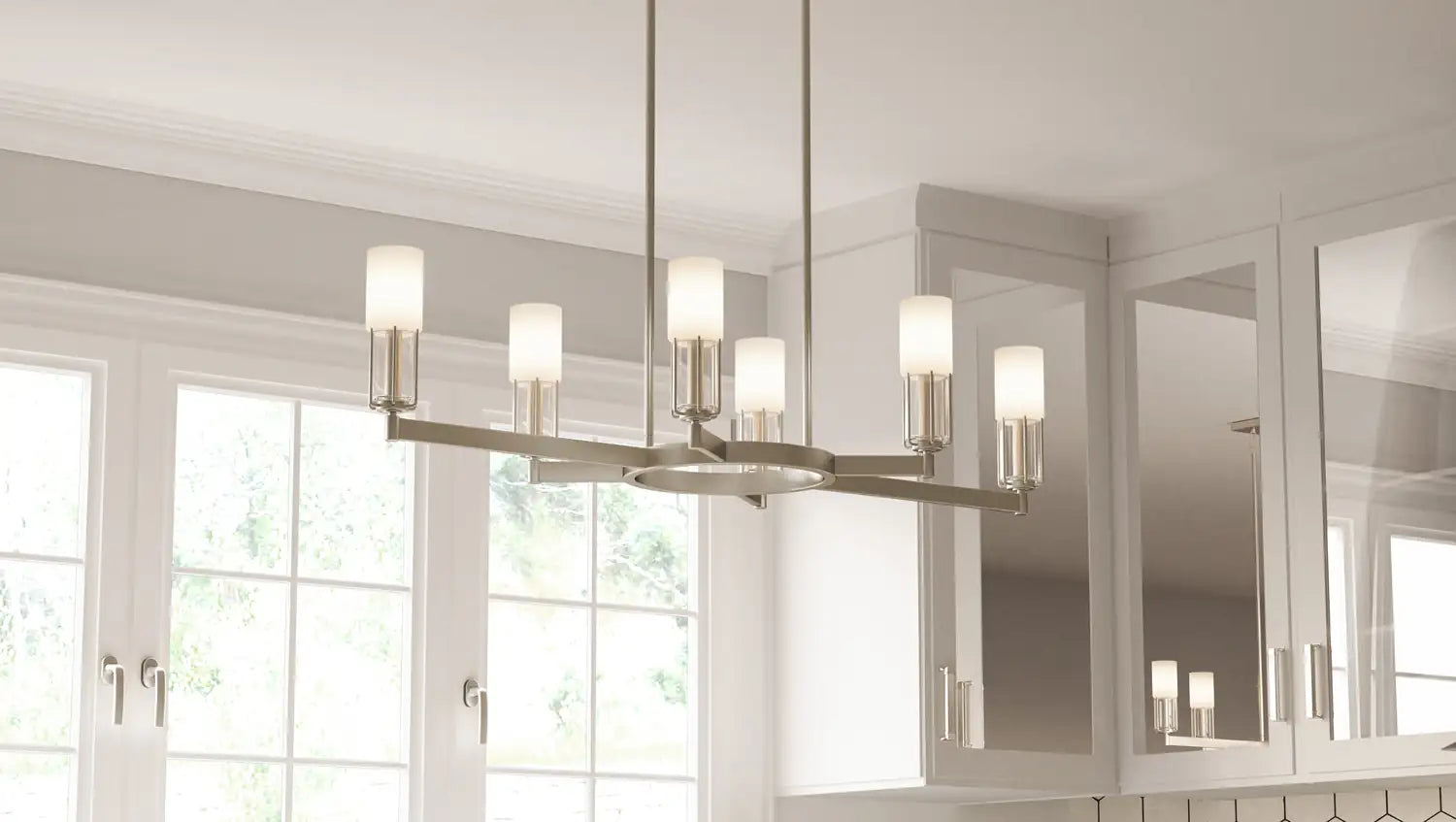 QUOIZEL, CRUZ ISLAND CHANDELIER, LINEAR LIGHT